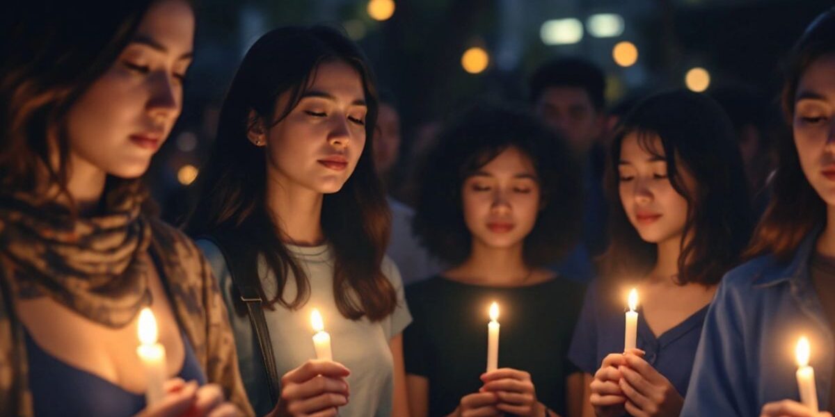 悼念哈马斯领导人被杀的烛光 Vigil