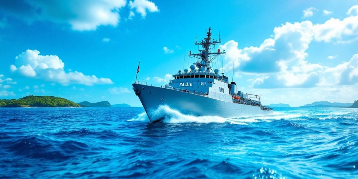 马来西亚海军舰艇巡逻海域